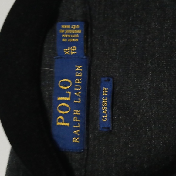 Polo by Ralph Lauren Black Men's Shirt, sz XL/TG, pre-owned good conditions - Picture 4 of 6